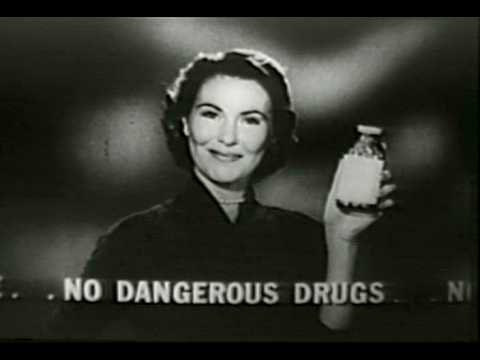 Weight Loss Diet Pills Vintage TV ad from RDX (1954)