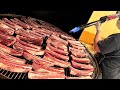 소고기로 월매출1억? 특수제작된 대형그릴 우대갈비로 대박터진 소고기집 Korean beef rib steak grilled on a huge grill - Korean food