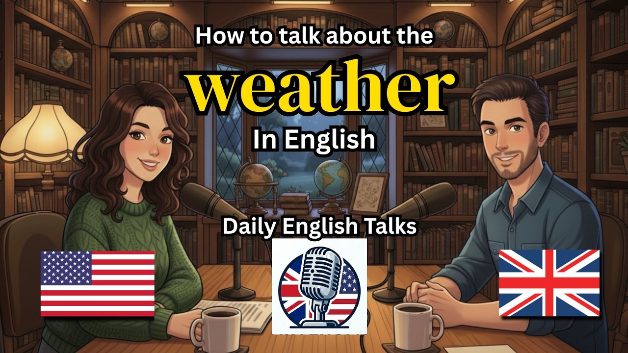 How to talk about the weather in English | English Conversation Practice