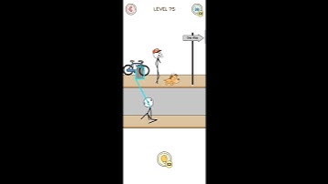 Thief Puzzle (WEEGOON) Level 75 Android Gameplay Walkthrough - Funny Stickman Brain Puzzle Game