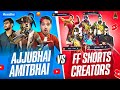 Ajjubhai amitbhai vs nitin ff and all shorts creator  garena free fire