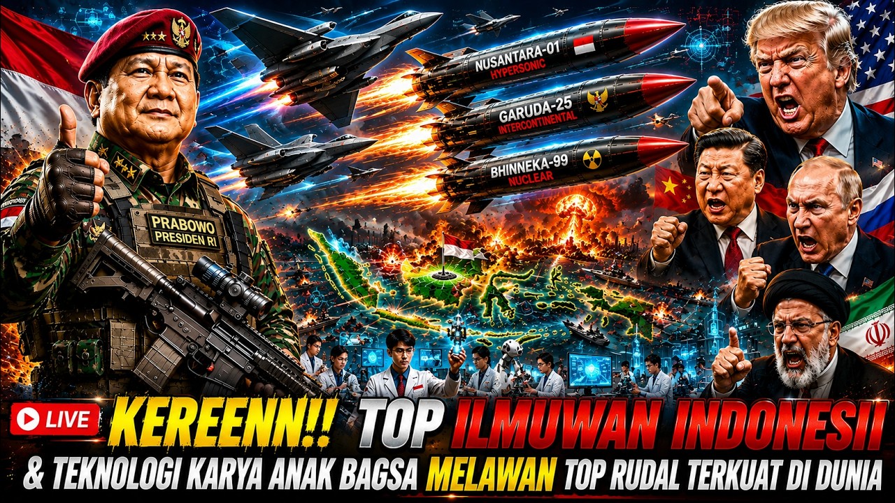 🔴 KEREENN!! TOP ILMUWAN INDONESI & Teknologi Karya Anak Bagsa Melawan ...
