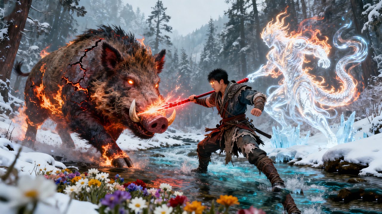 Thằng ngốc Bị Lợn Rừng Dí Chạy Vãi Cả Pịa, Thức Tỉnh Khả Năng Săn Thú Đỉnh Nóc,Trở Thành Chiến Thần