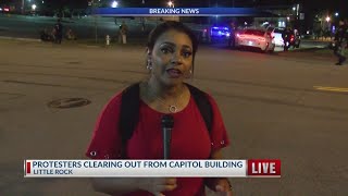 tuesday protest after 10 rechelle 3rd hit
