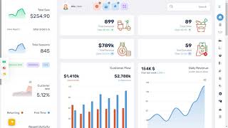 Restaurant Dashboard Bootstrap 5 Admin Template with RTL Light Theme
