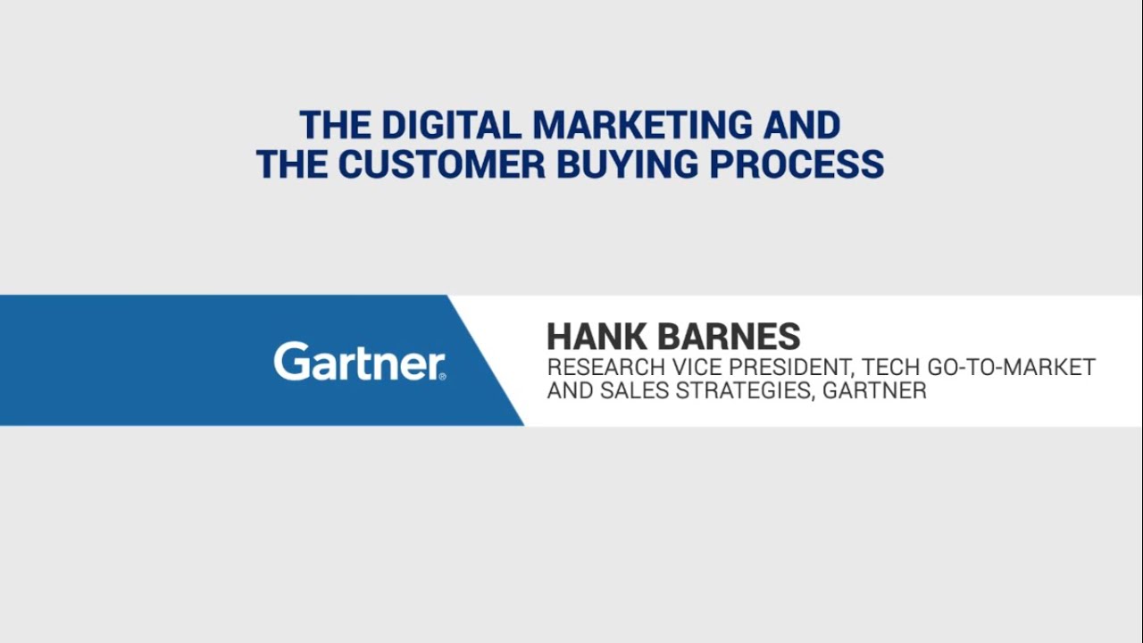 The Digital Marketing and the Customer Buying Process