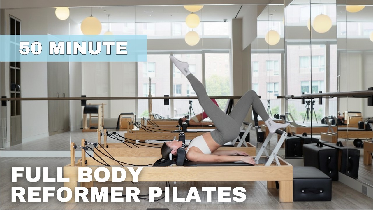 50 MIN FULL BODY REFORMER PILATES WORKOUT - YouTube