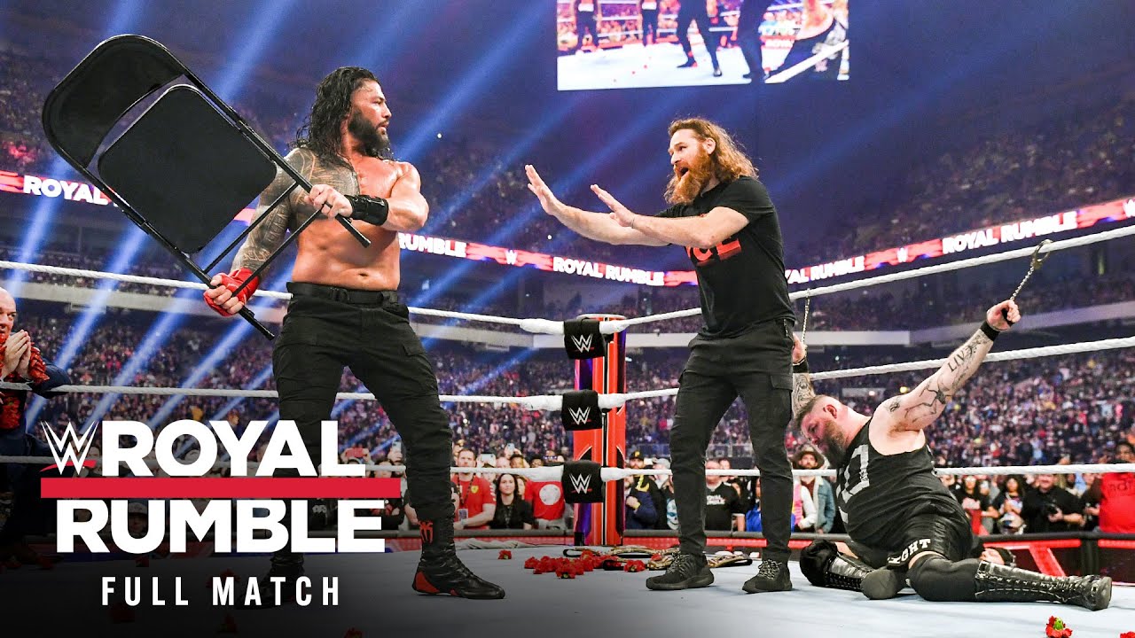 ⁣FULL MATCH — Sami Zayn betrays Roman Reigns after match with Kevin Owens: Royal Rumble 2023