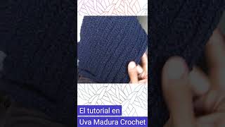 CUELLO con CAPUCHA Tejido a CROCHET El Tutorial en Uva Madura Crochet