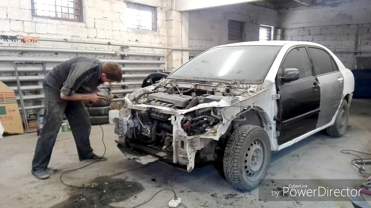 Кузовной ремонт. Toyota Corolla. Body repair Кузовной ремонт. Toyota Corolla. Body repair