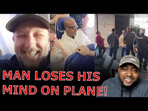 Man MELTSDOWN INTO UNHINGED RANT Over Non Black Baby Crying 40 Minutes Straight On Airplane!