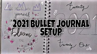 2021 Bullet Journal Set up | Plan with me | Apple Berrie🍎
