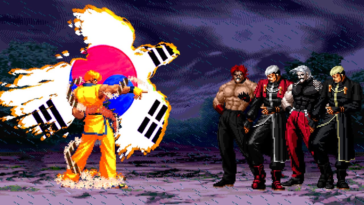 [KOF Mugen] Korean Golden vs Rugal & Goenitz Team - YouTube