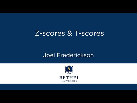 Z-scores & T-scores