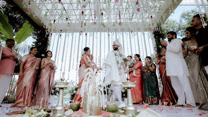 Kerala Traditional wedding | Two states wedding | Sandhra & Kanik