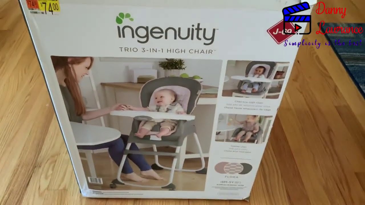 Ingenuity Trio Chaise haute 3 en 1 – youpybaby