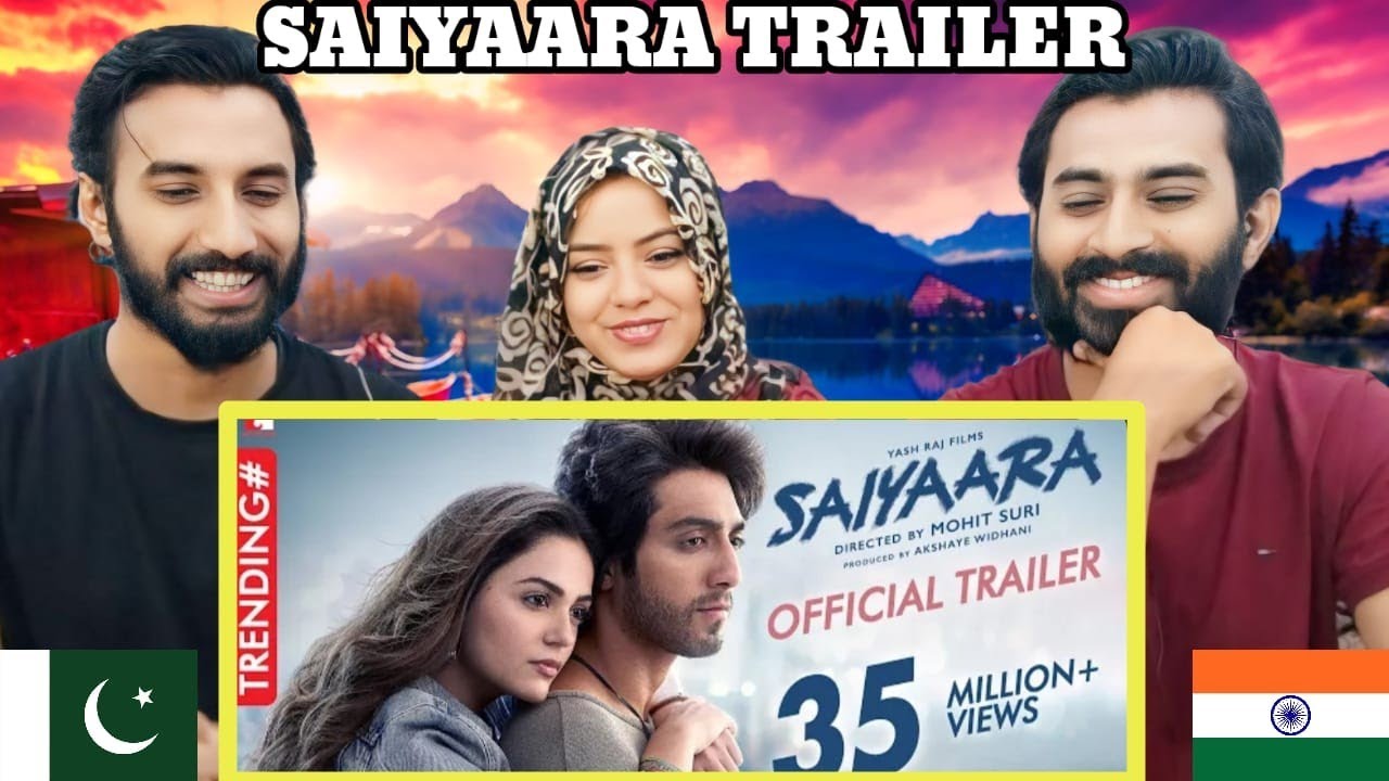 SAIYAARA Official Trailer Reaction|Ahaan Pandey|Aneet Padda | Pakistani Family Reaction| @UF Reaction
