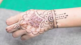 Beautiful Mehandi Design For Navratri  ? Dushera and Diwali Very easy Designs for back hand ?