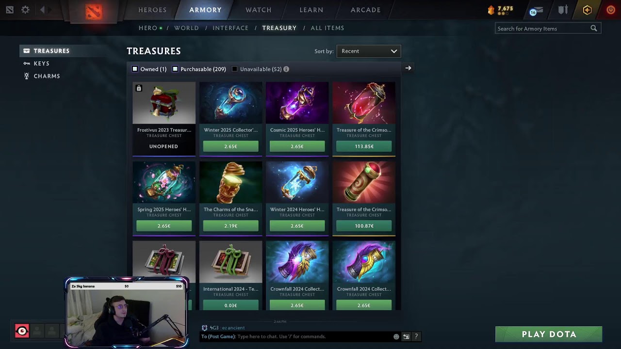 Comeback Stream - Igra se Dota 2 i otvaramo neke chestove