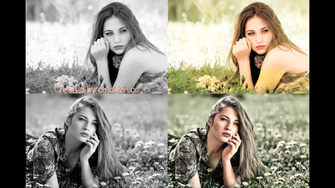 Come colorare foto in bianco e nero - YouTube