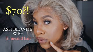 ASH BLONDE WIG ft Mealid Hair (ALIEXPRESS) I $70 WIG? I HOW TO DYE \& HAIR REVIEW *HONEST*