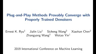 Plug-and-Play Methods Provably Converge with Properly Trained Denoisers