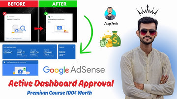 Unlimited Adsense Active Dashboard Approval Trick 2024 - Premium Course