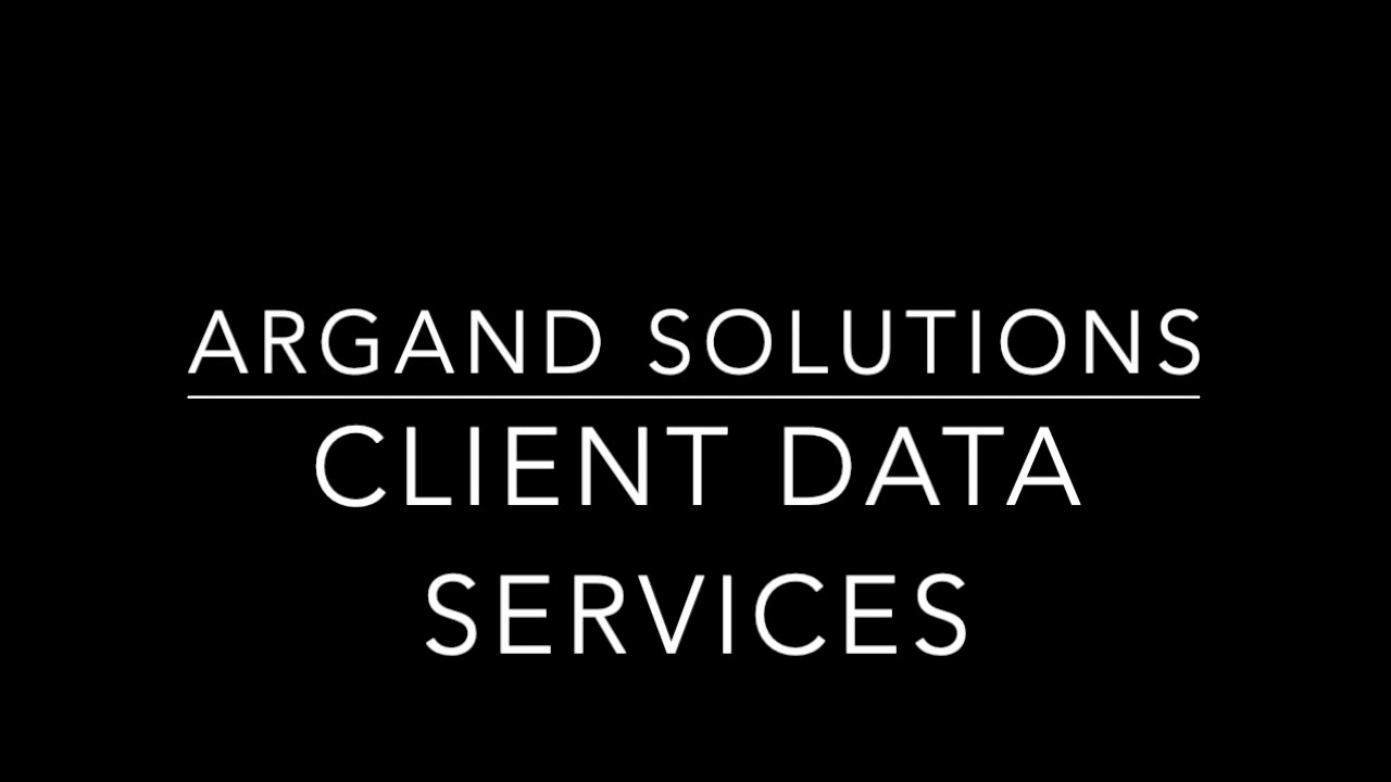 Client Data Services Overview
