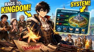 Reborn As A BANKRUPT Baron With 30 STARVING Serfs… But His SYSTEM Builds A KINGDOM!