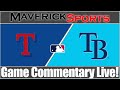 Texas Rangers vs Tampa Bay Rays⚾|⚾ Game Commentary Live!