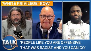 James Whale clashes with Femi Oluwole over "white privilege"
