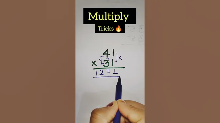 Fast Multiplication Trick ll Interesting Math tricks #short #magic #tricks #shorts #viral #ytshorts