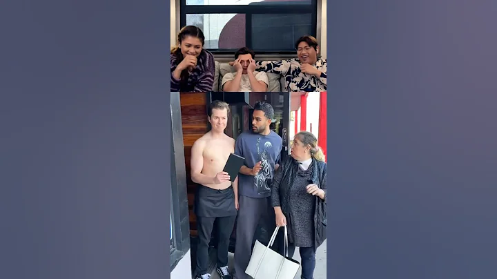 Tom Holland react try to laugh part 12 #tomholland #trynottolaugh #funny #reaction #manifestedit