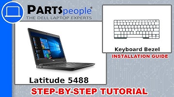 Dell Latitude 5488 (P72G001) Keyboard Bezel How-To Video Tutorial