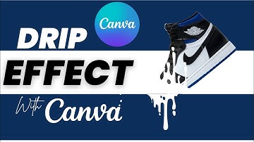 how to create dripping effect in canva | Urdu/ Hindi Tutorial