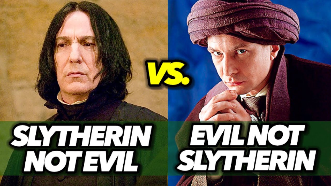 4 Slytherin Wizards Not Evil & 4 Evil Wizards Not In Slytherin (Harry