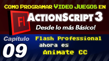 9. Flash Professional ahora es Animate CC | Hacer Juegos en AS3 Animate (Flash)