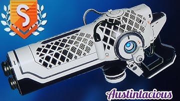 S-Class Experimental Rifle Multitool | Classic White & Black Diamond Decal & Raised Wires | EUCLID