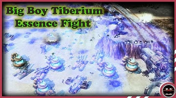 Big Boy Tiberium Essence Fight C&C 3 Mods Nod,Gdi🆚Scrin 2🆚2 Compstomp 4K