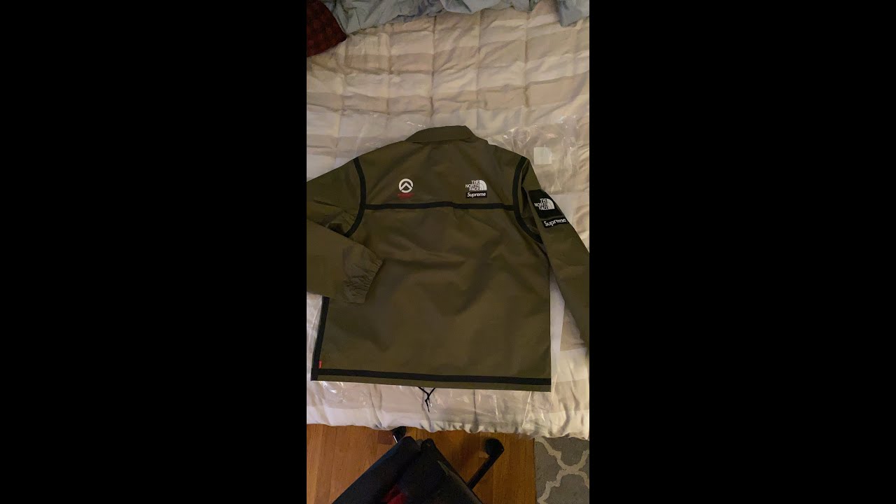 Supreme North Face coach Jacket - YouTube