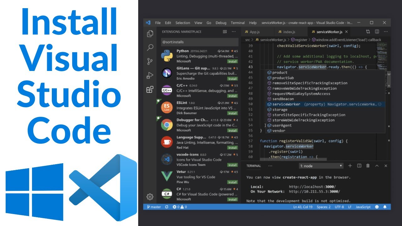 How to Install Visual Studio Code  VSCode on Windows 10