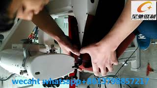 XINGCHI E2156 feed off arm zigzag sewing machine neoprene material