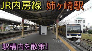 JR内房線 姉ヶ崎駅 構内を散策 (Japan Walking around  Anegasaki Station)