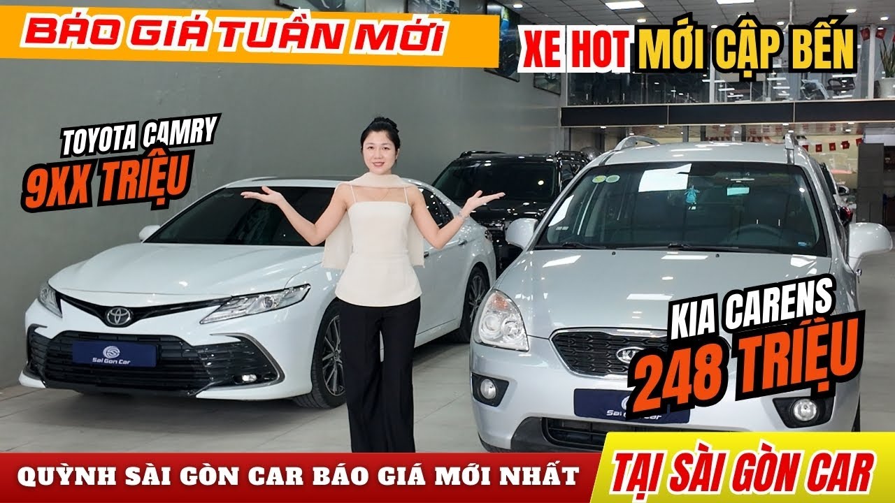 Toyota CAMRY Siêu Đẹp Cập Bến Đầu Tuần tại Showroom Sài Gòn Car | Báo Giá Xe Lướt Mới Nhất