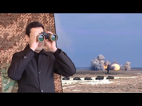 В Туркменистане на побережье Каспия провели военные учения