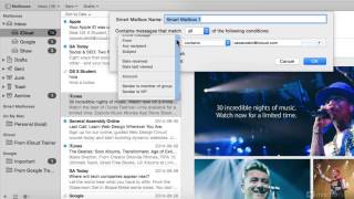 OS X Yosemite 104: Mail and Calendar Toolbox - 7. Smart Mailboxes