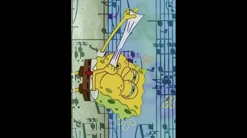 spongebob plays the paper🎺