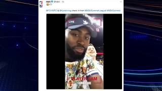 Kyrie Irving, Jaylen Brown exchange friendly insults at Summer League