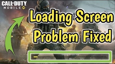 Call of Duty Mobile loading screen stuck fix!!!