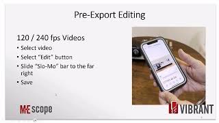 MEscope Webinar: Getting Started with Video ODS screenshot 5